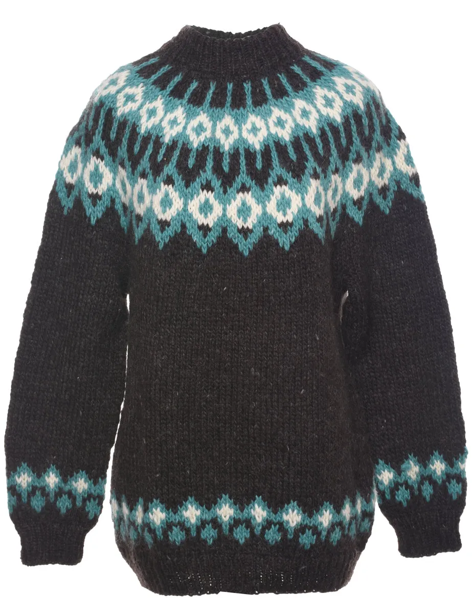 Nordic Dark Grey Jumper - L