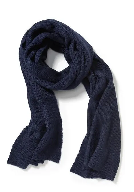 OLD NAVY Unisex navy sweater-knit scarf