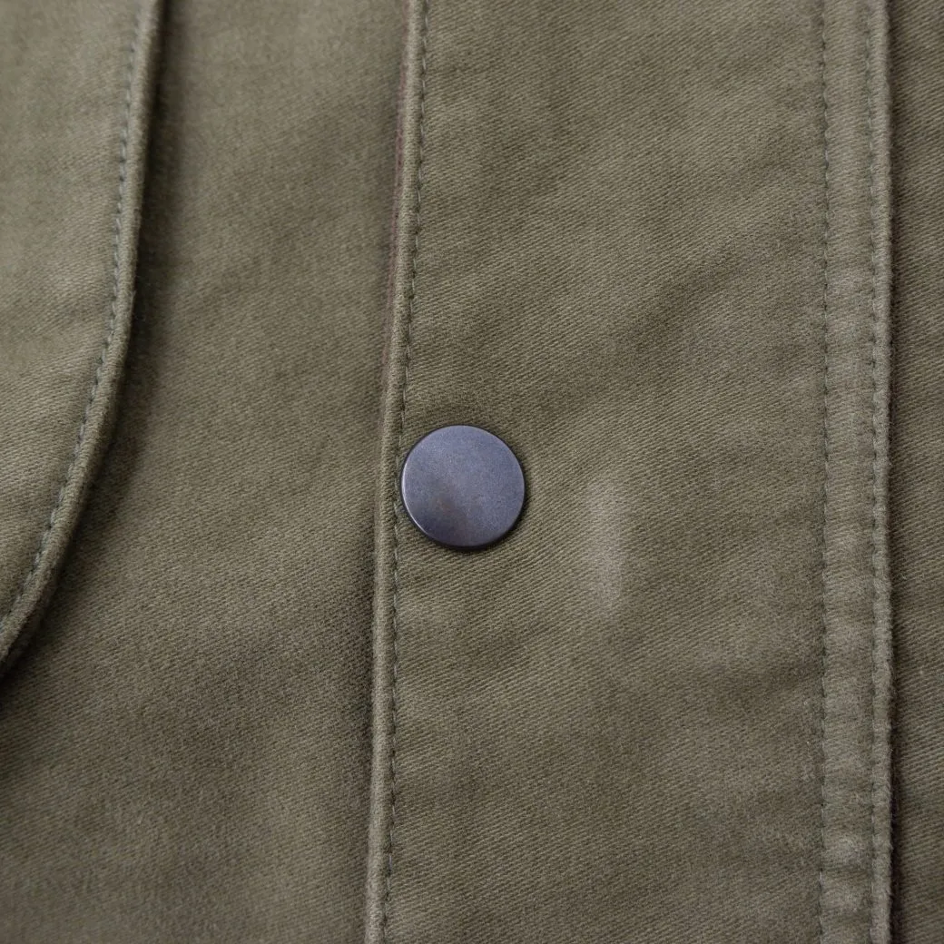 Olive Moleskin Riding Jacket