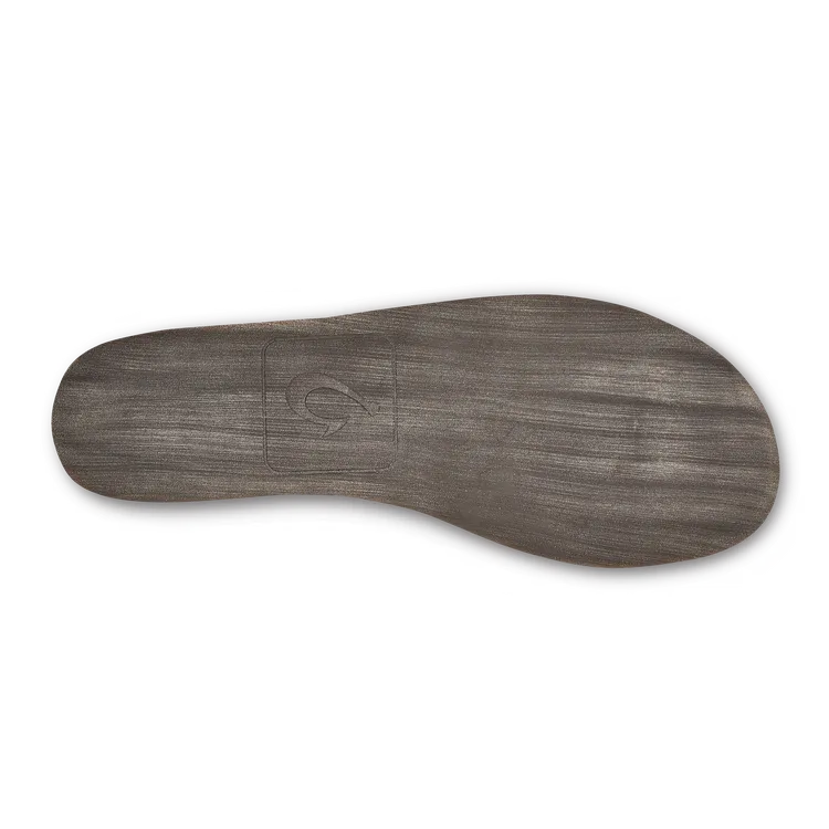 Olukai Moloa Slipper Dark Wood Men's