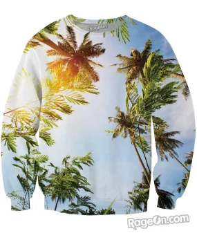 Palm Trees Crewneck Sweatshirt