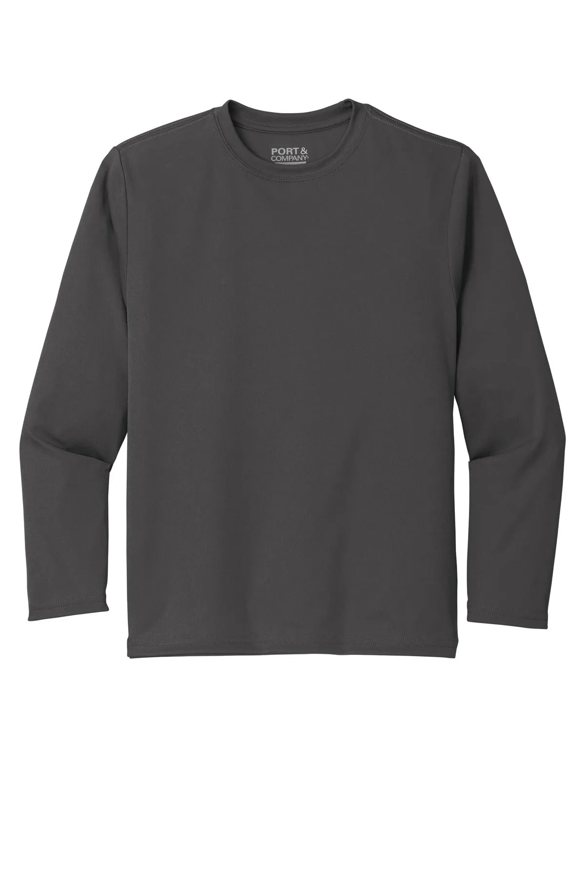 Port & Company Youth Long Sleeve Performance Tee PC380YLS