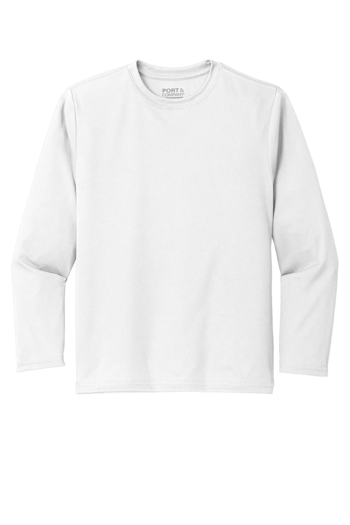 Port & Company Youth Long Sleeve Performance Tee PC380YLS