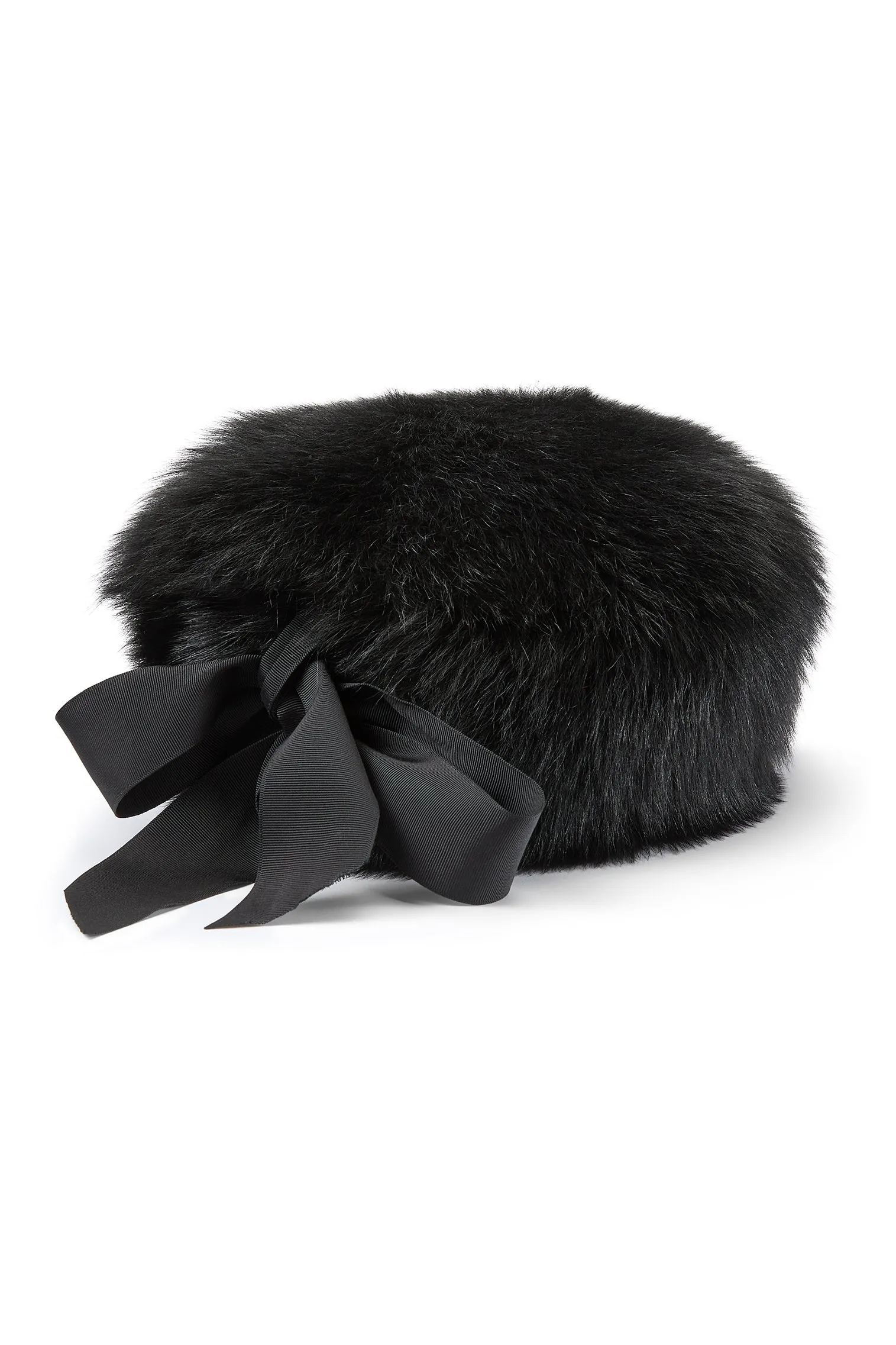 Portia Black Shearling Winter Hat