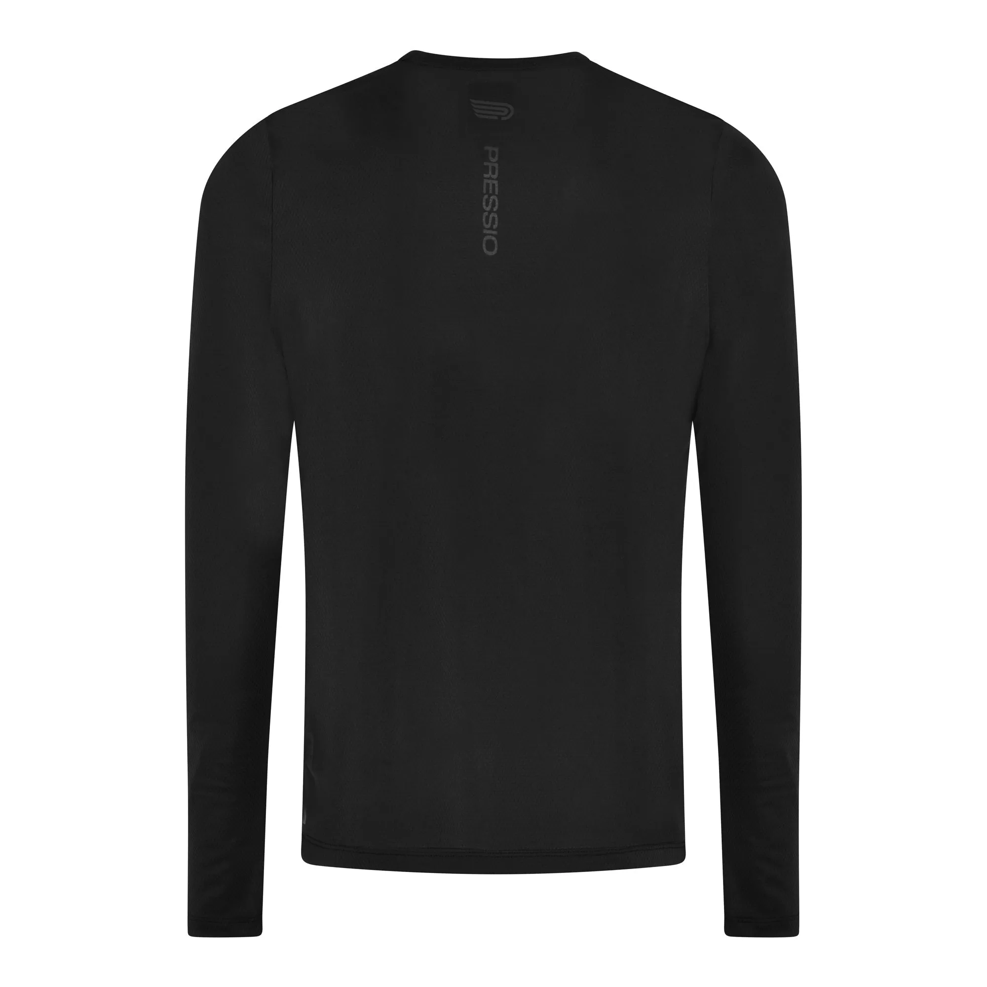 Pressio Perform Long Sleeve Top (Mens) - Black