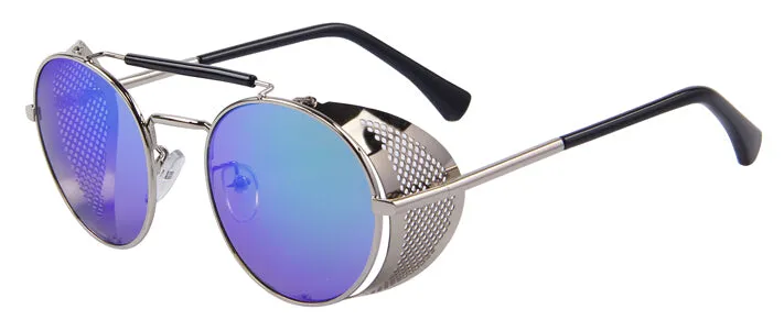 Retro Design Round Steampunk Sunglass