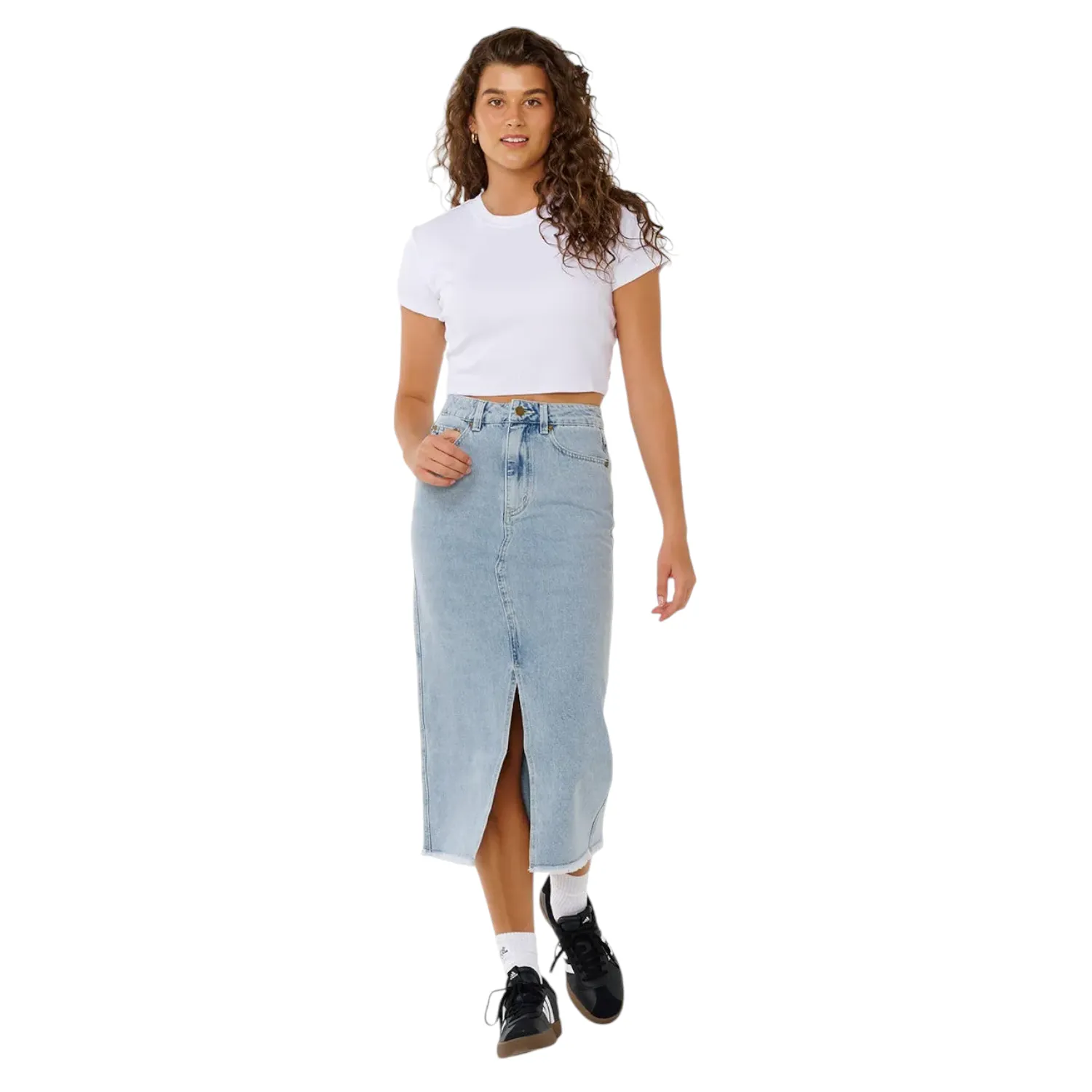 Rip Curl The Search Denim Midi Skirt