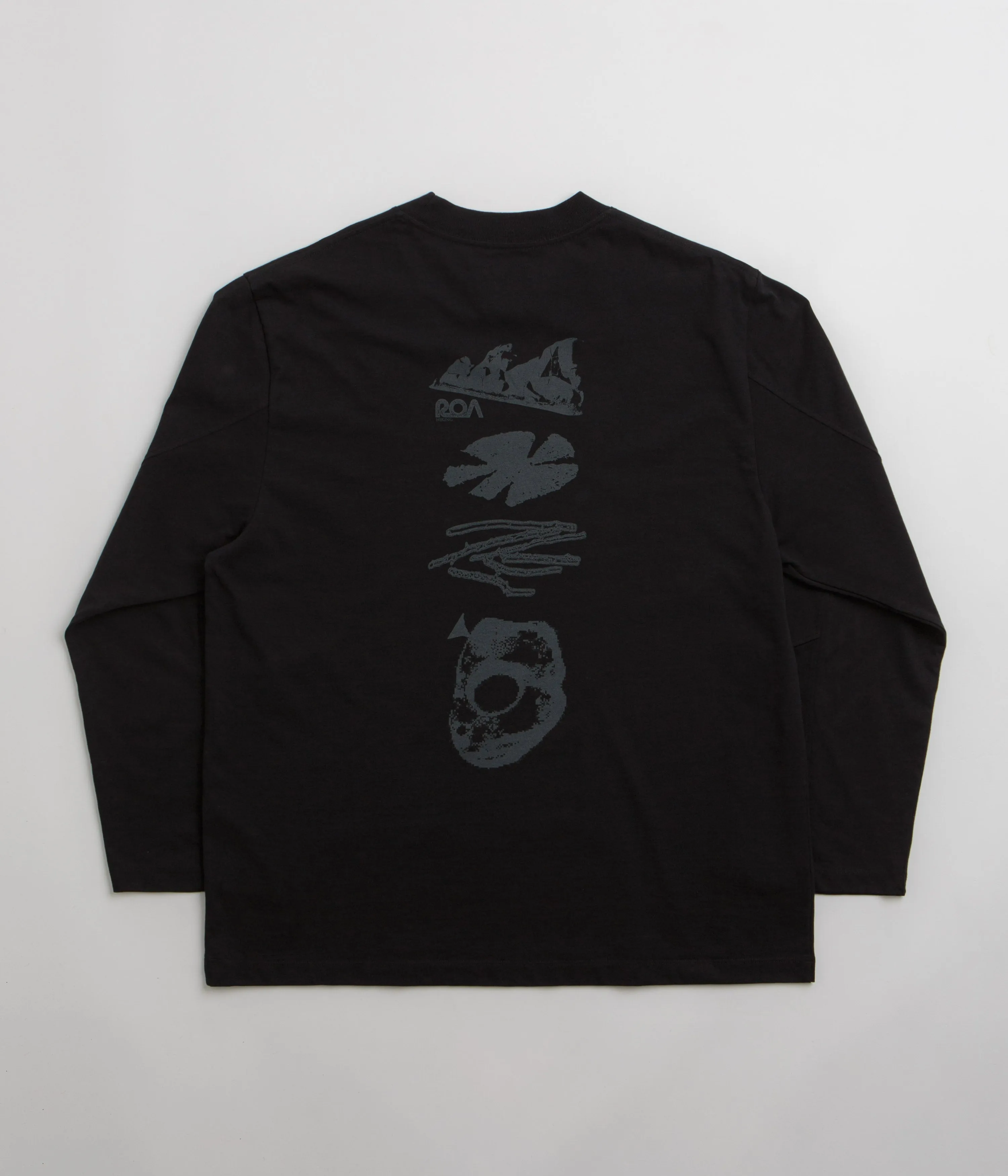 ROA Graphic Long Sleeve T-Shirt - Black