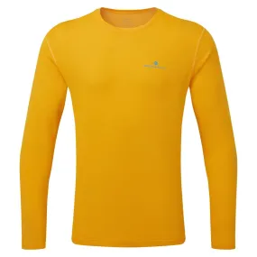 Ronhill Core L/S Tee (Mens) - Sunray/Kingfisher