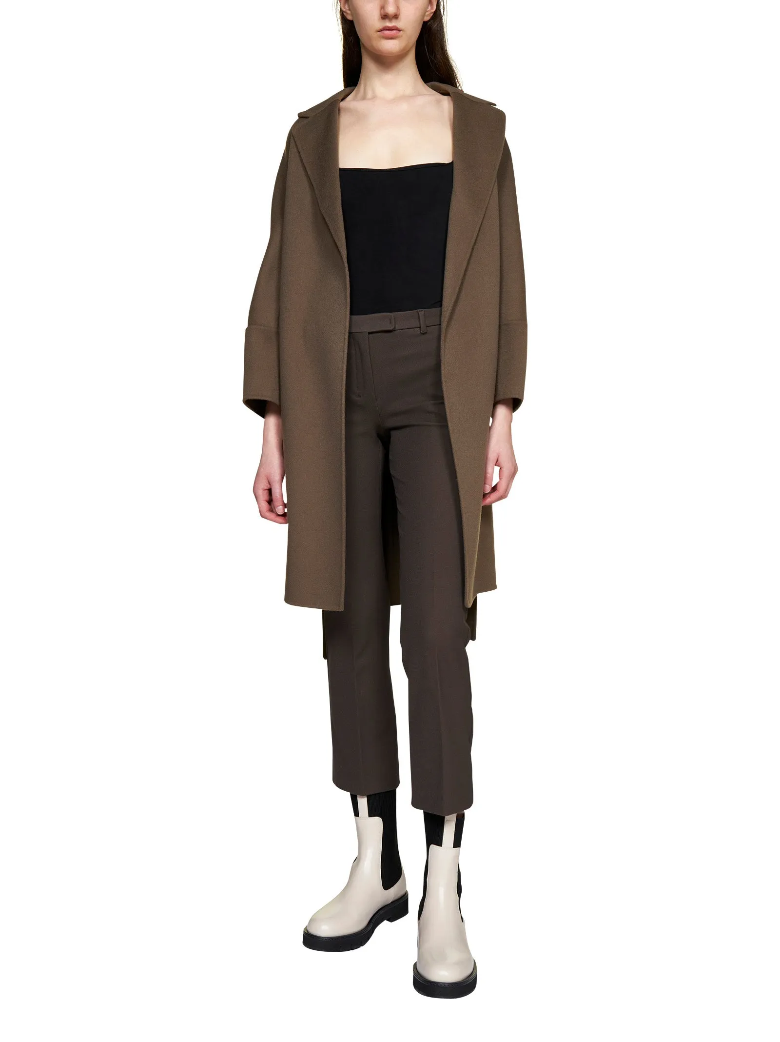 'S Max Mara High Waist Cropped Trousers