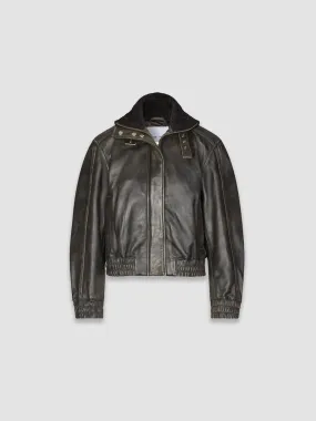 Sameadow Bomber - Washed Black Olive