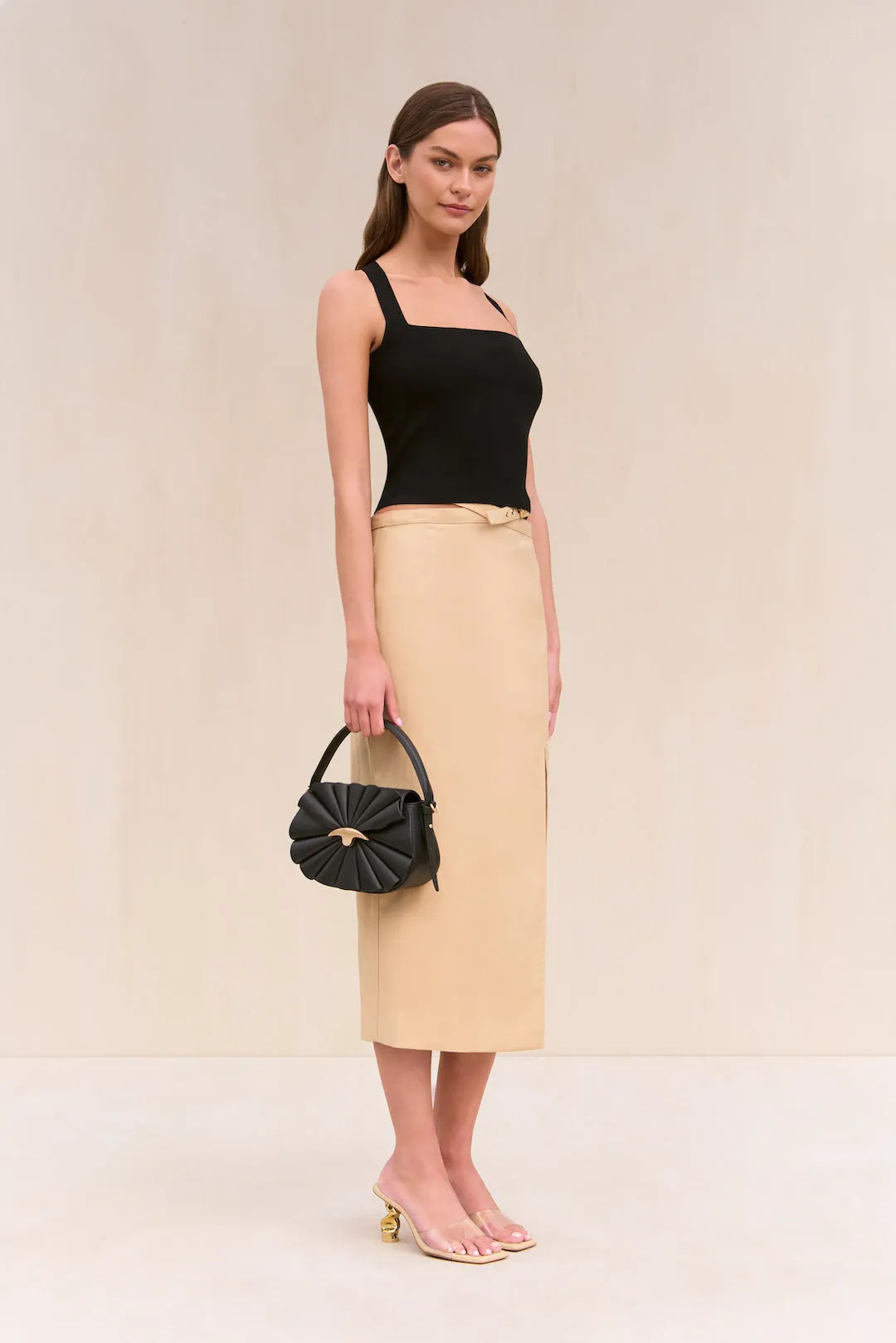 SHAY SKIRT - TRUFFLE