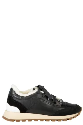 Shearling Leather Sneaker