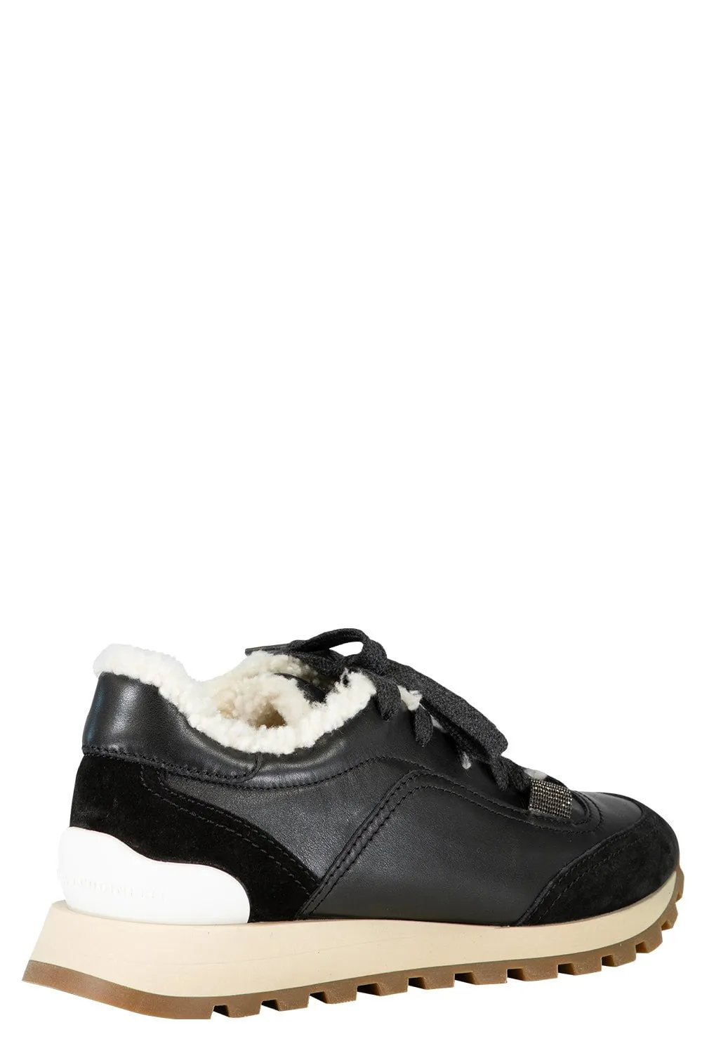 Shearling Leather Sneaker