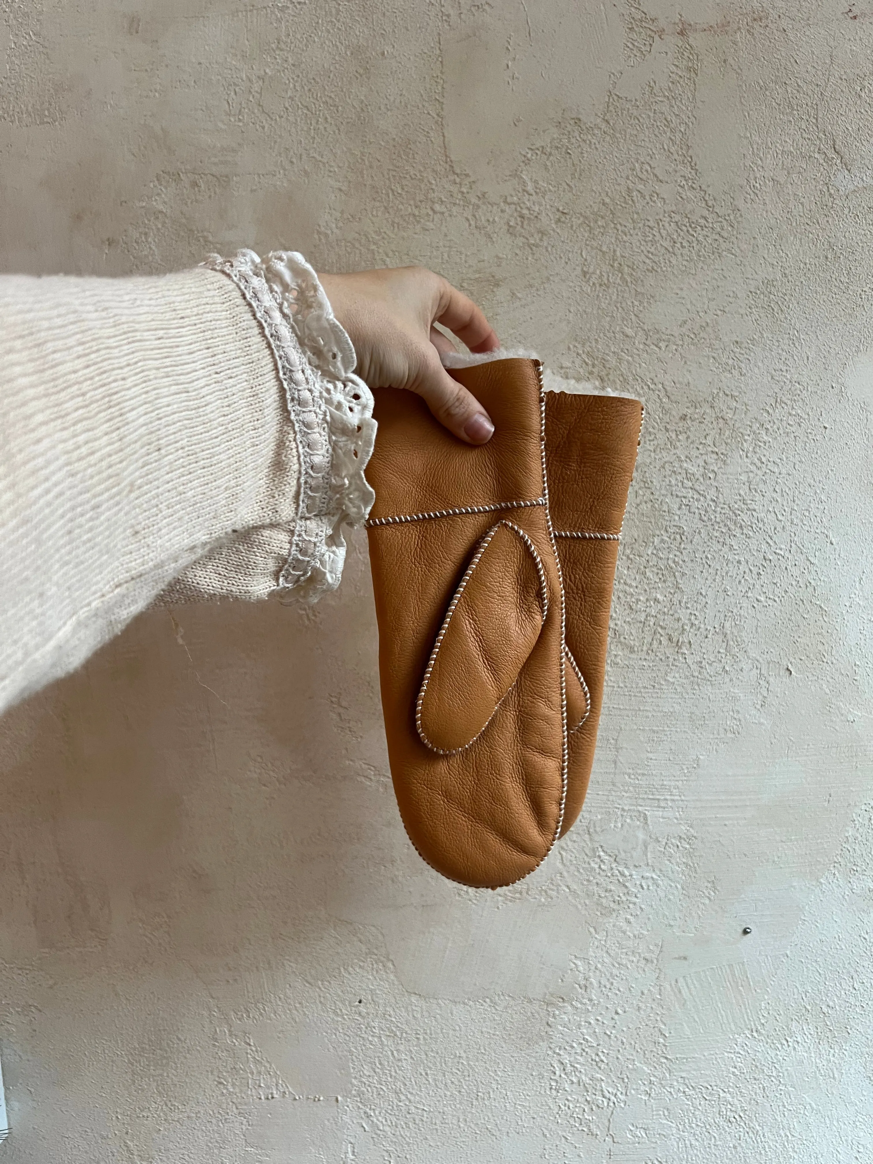 Shearling Mittens by Billy Bamboo