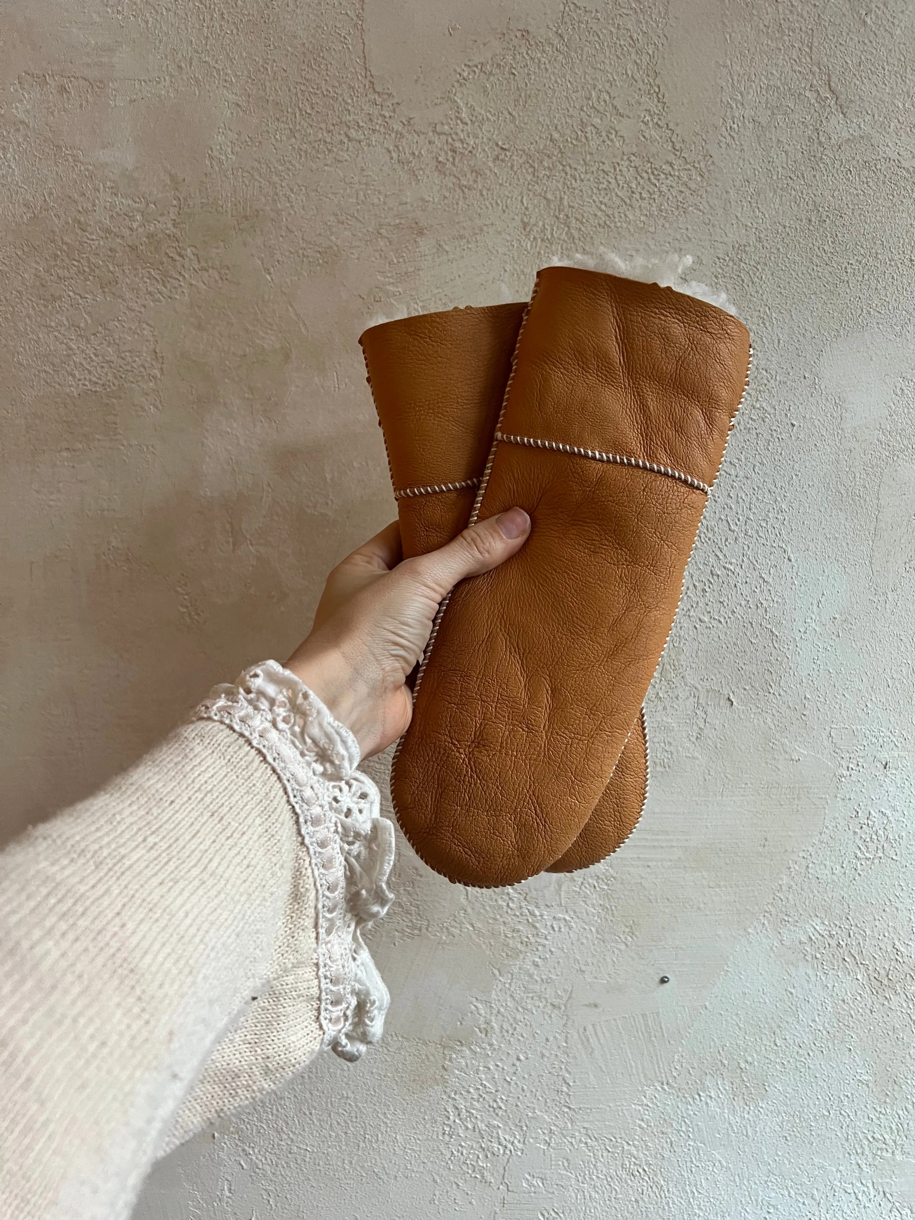 Shearling Mittens by Billy Bamboo