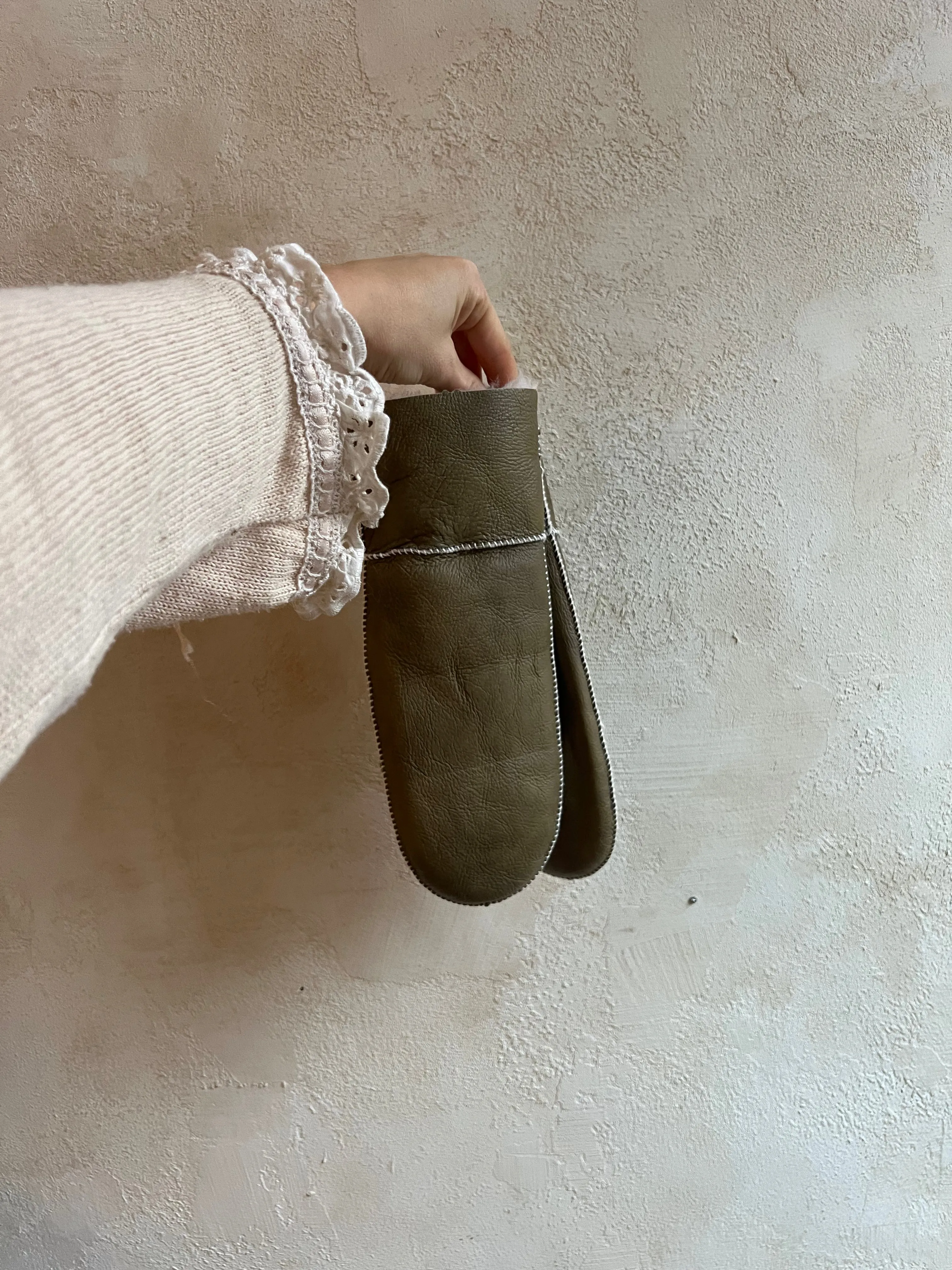 Shearling Mittens by Billy Bamboo