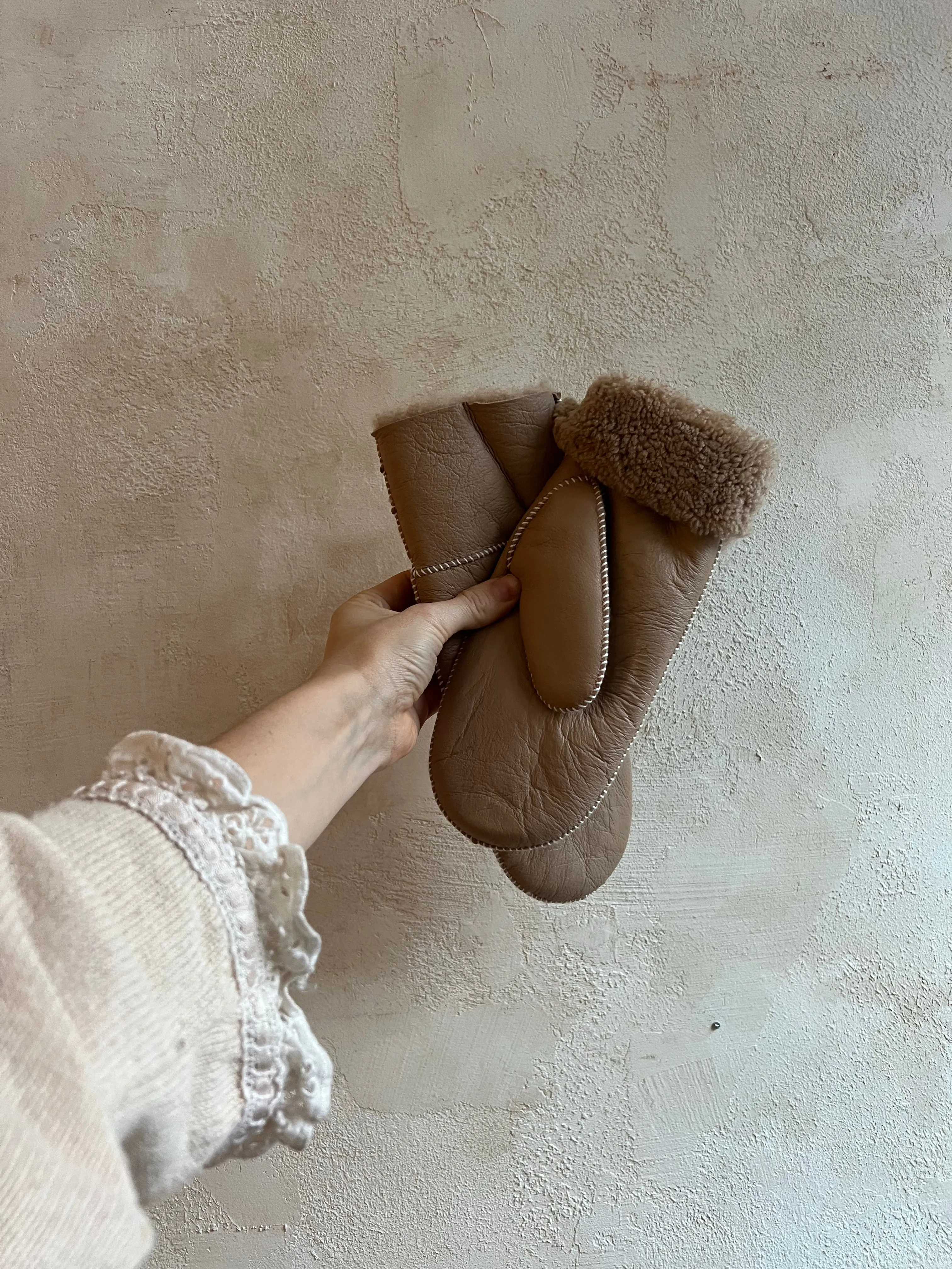 Shearling Mittens by Billy Bamboo