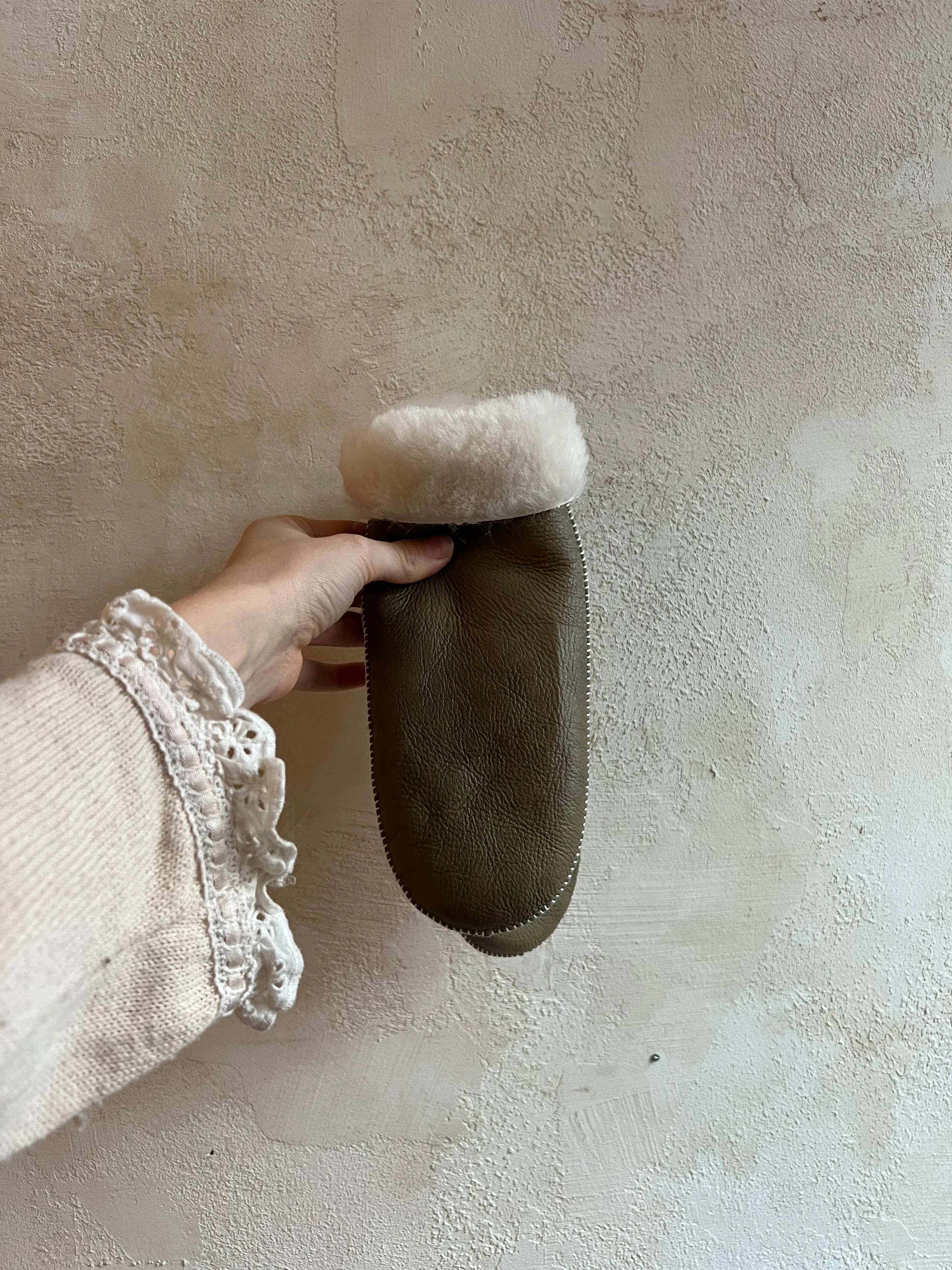 Shearling Mittens by Billy Bamboo