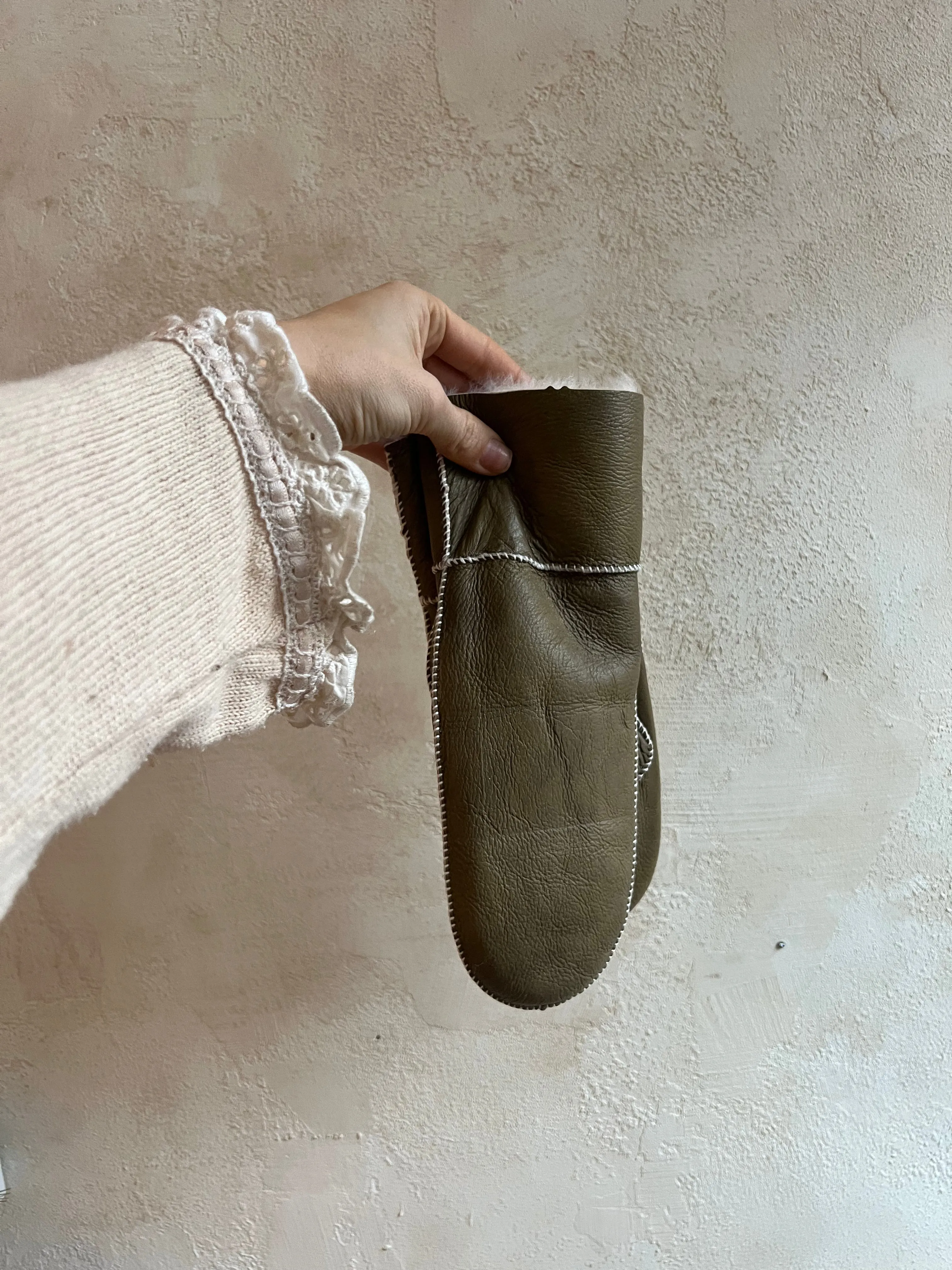 Shearling Mittens by Billy Bamboo