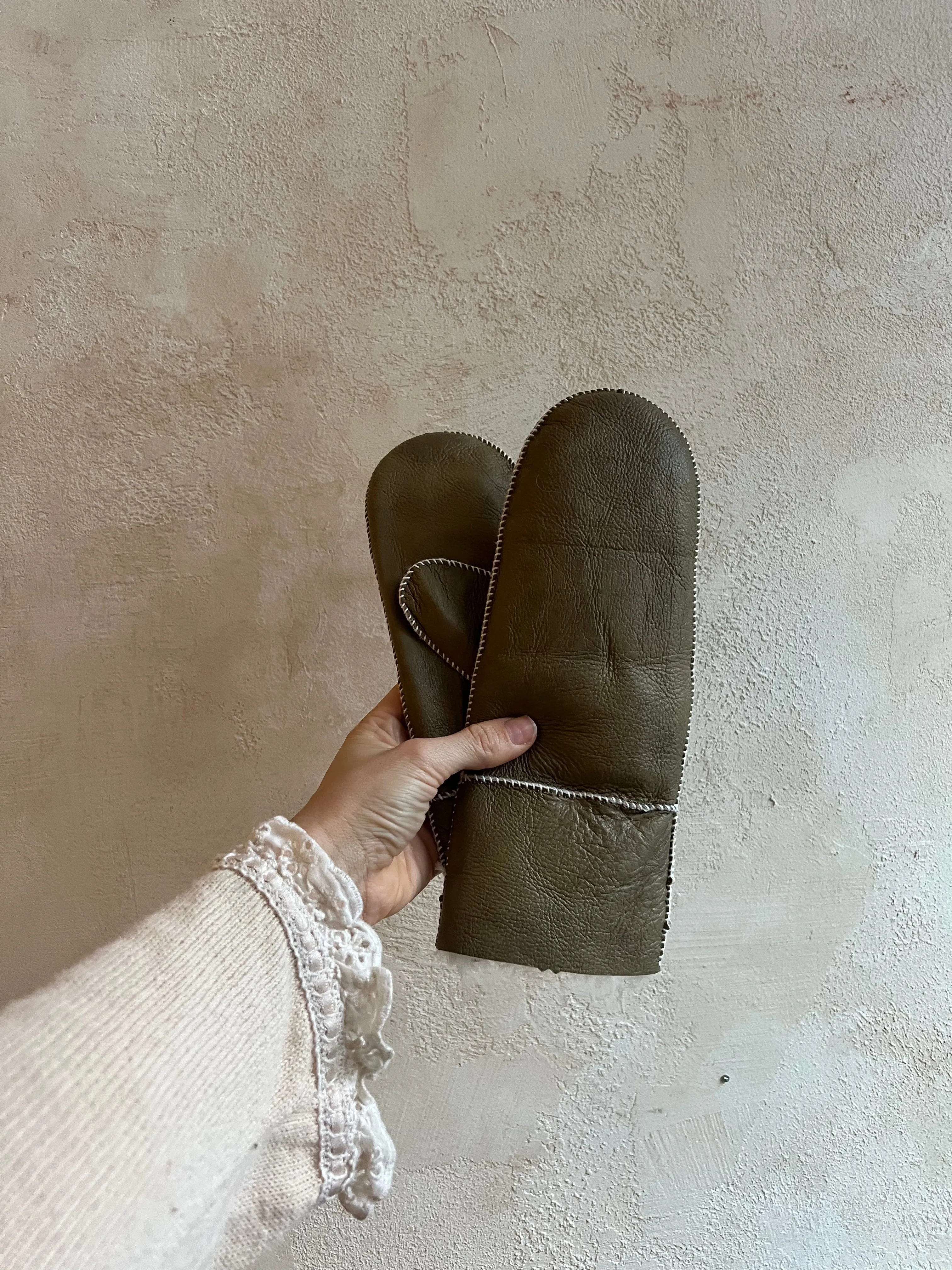 Shearling Mittens by Billy Bamboo