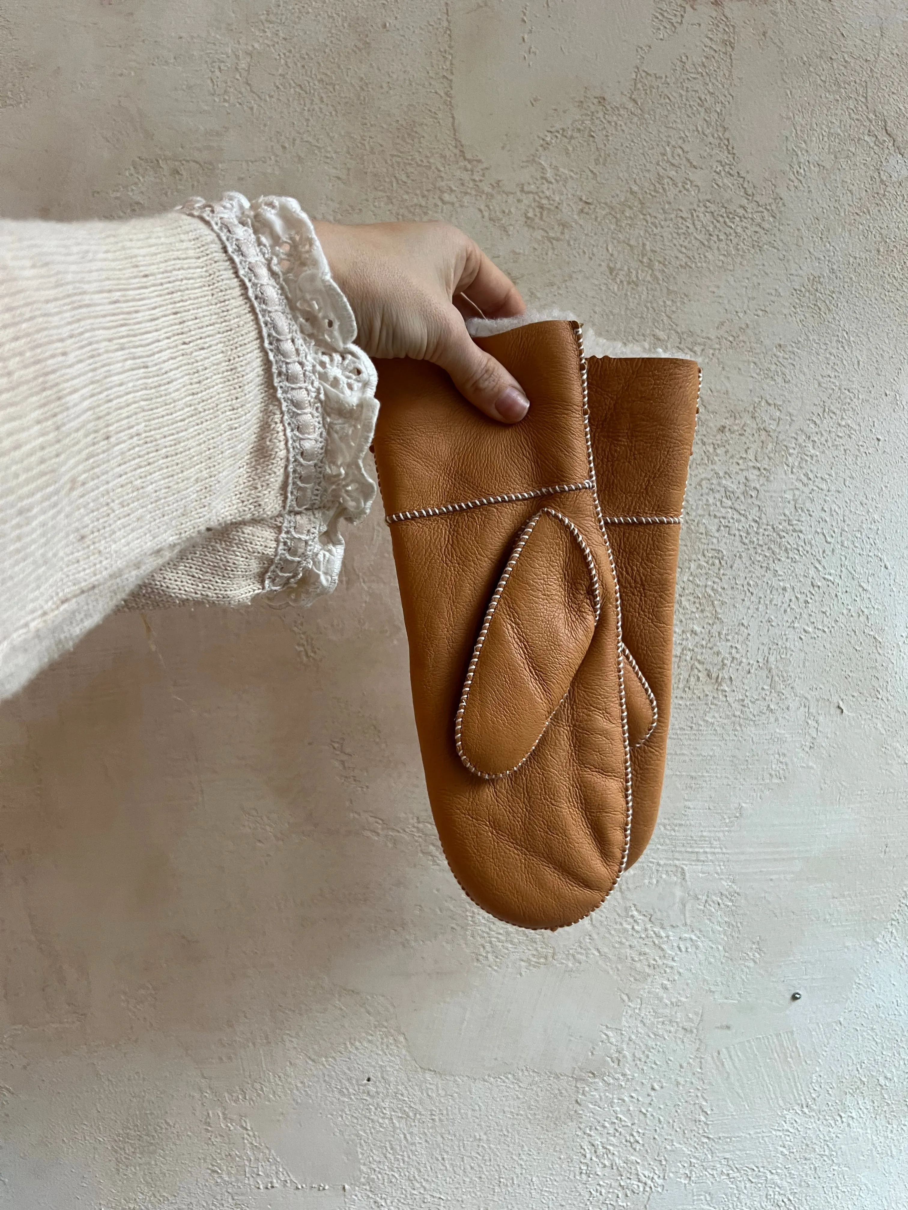 Shearling Mittens by Billy Bamboo