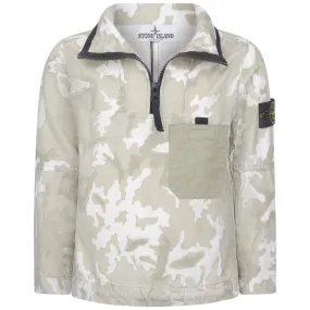 Stone Island Junior Boys Jacket - Light Camouflage Popover Jacket