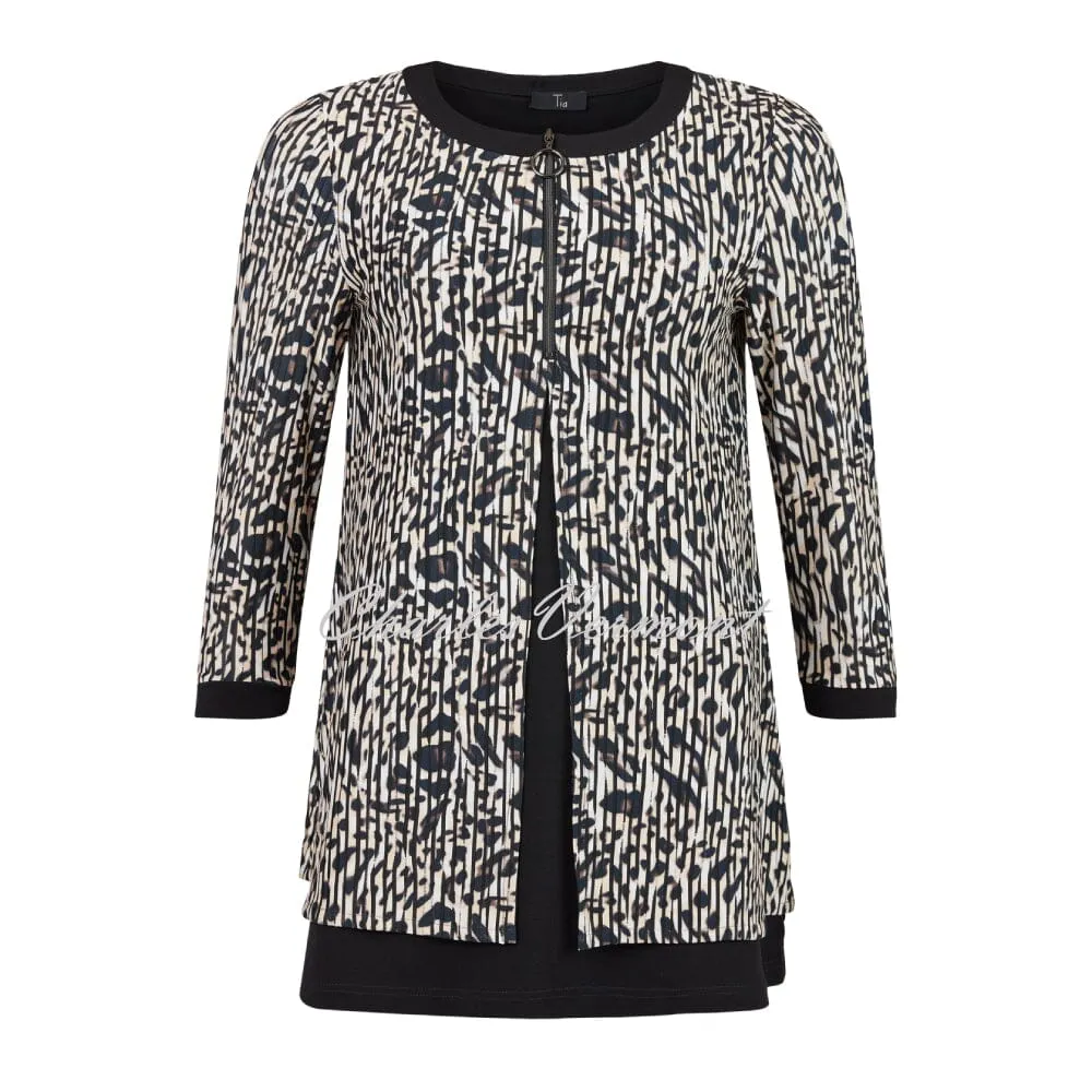 Tia Animal Print Top - Style 73070-7862-90