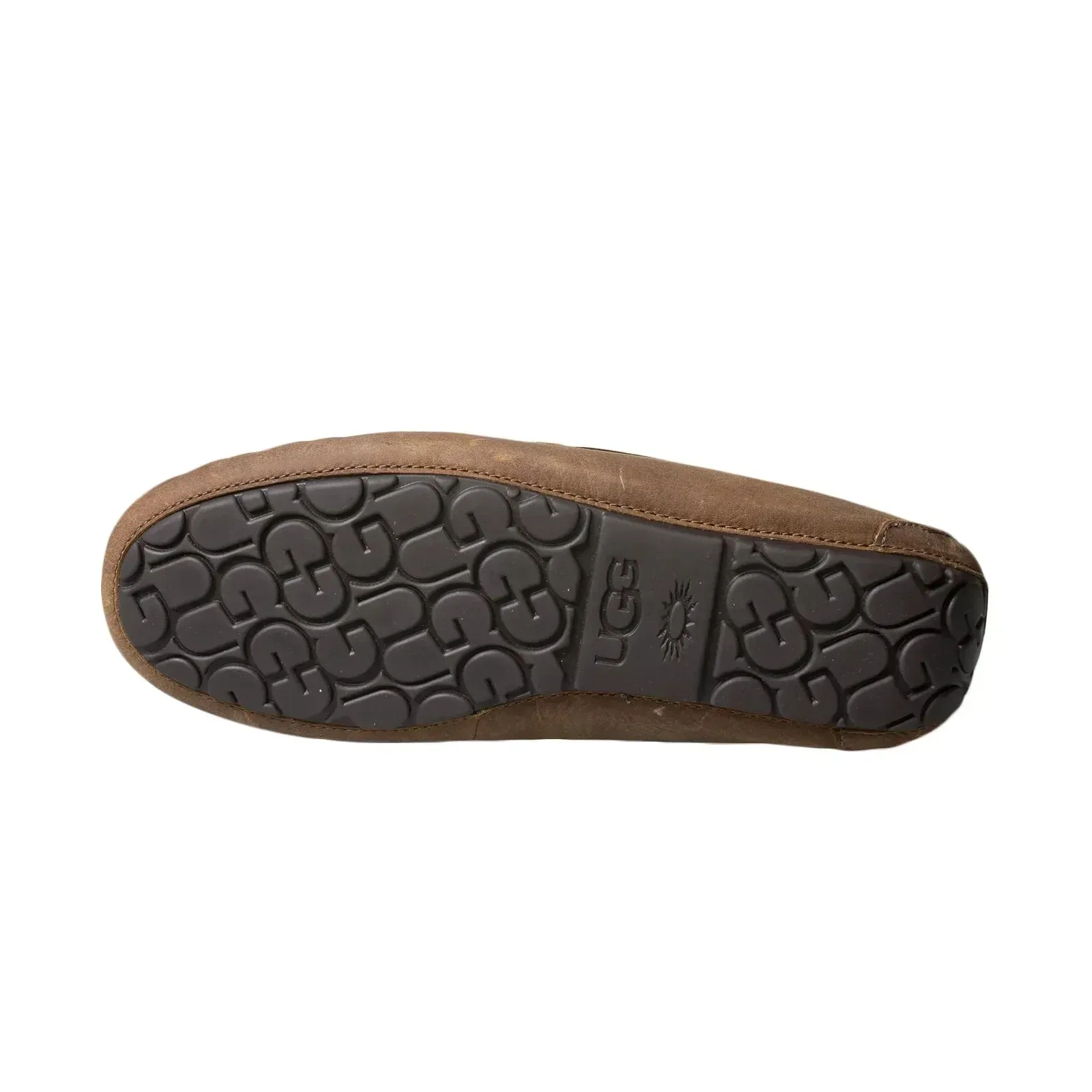 UGG Olsen Leather Tan Slippers - Men's