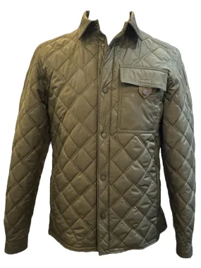 Waterville Nylon Diamond Quilt Shirt Jacket Forrest