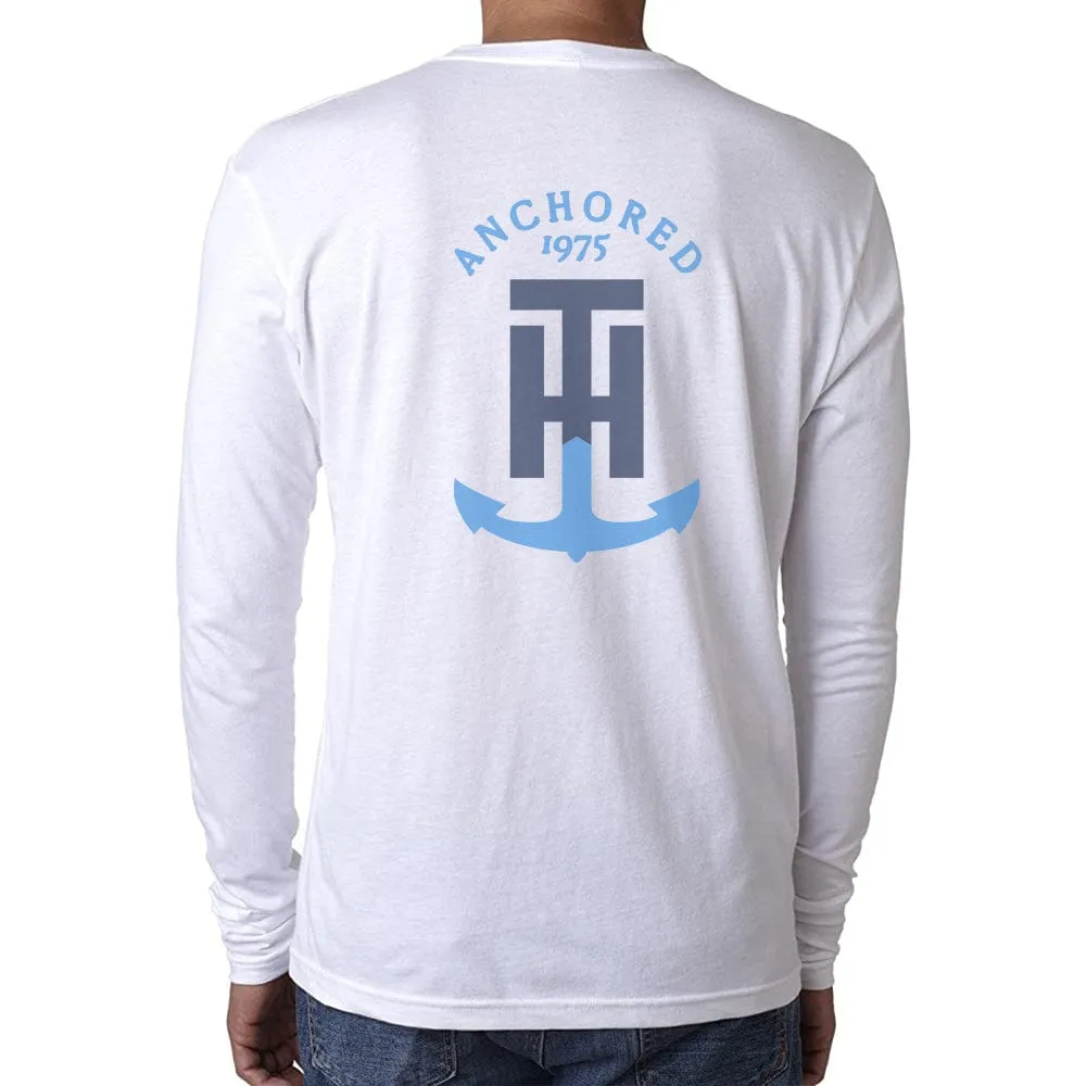 White T-H Anchored Long Sleeve Shirt